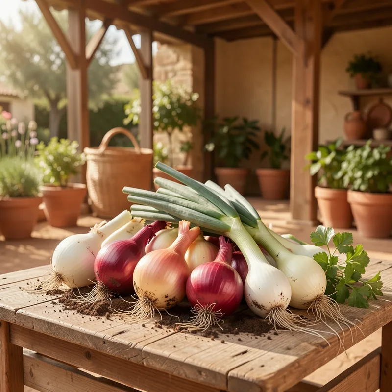 Bulbes d'oignons : variétés, plantation et récolte en Languedoc